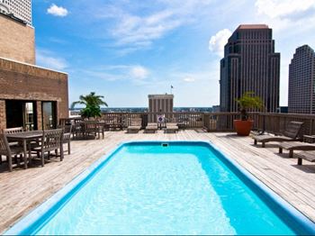 Stunning Rooftop Amenity Deck with Panoramic City Views